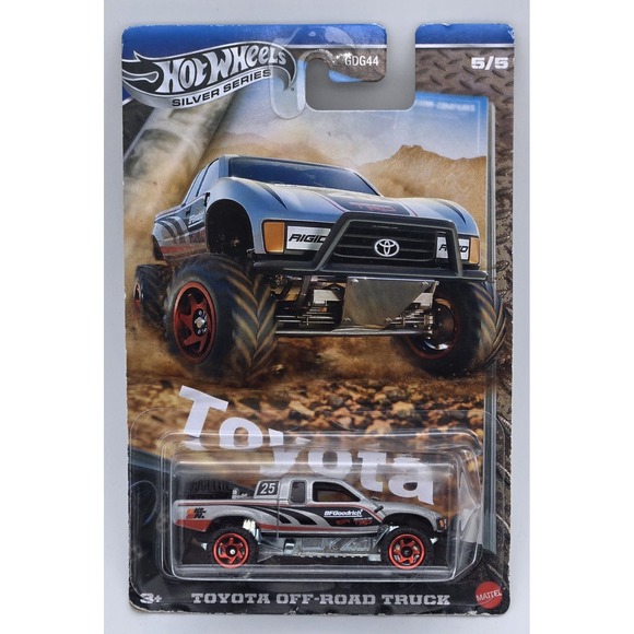 Hot Wheels Other - Hot Wheels Silver Series 2025 Toyota Off-Road TRD Truck Metal Base New